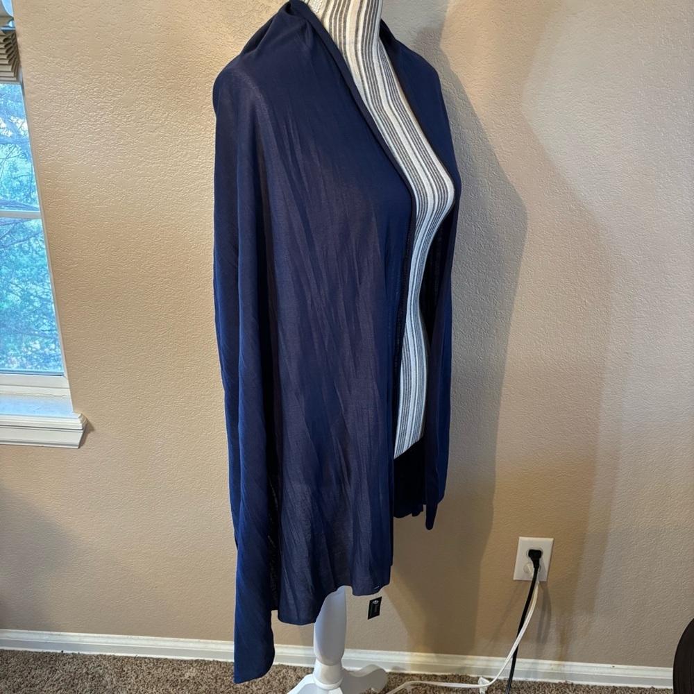 NWT Chuns Scarf / Wrap Navy Blue Large Super Soft Accessory Comfy Fall Winter - Picture 7 of 14